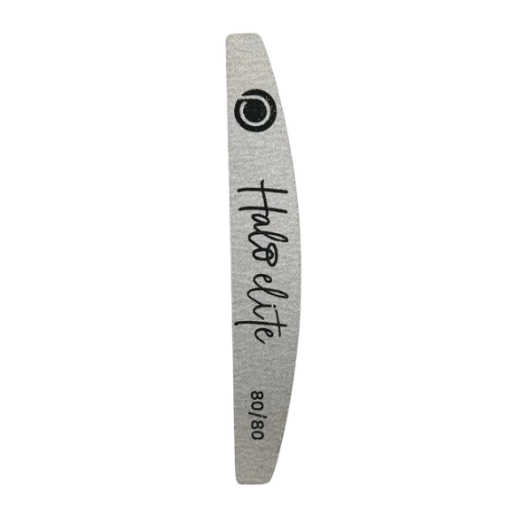 Elite half moon Zebra files 80/80 10 pk