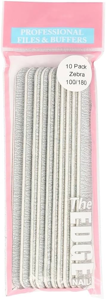 File Zebra 7" 100/180 Grit - 10 pack