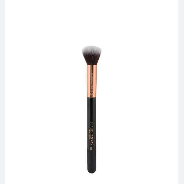 F36 Round Cheek Brush Rose Gold Black