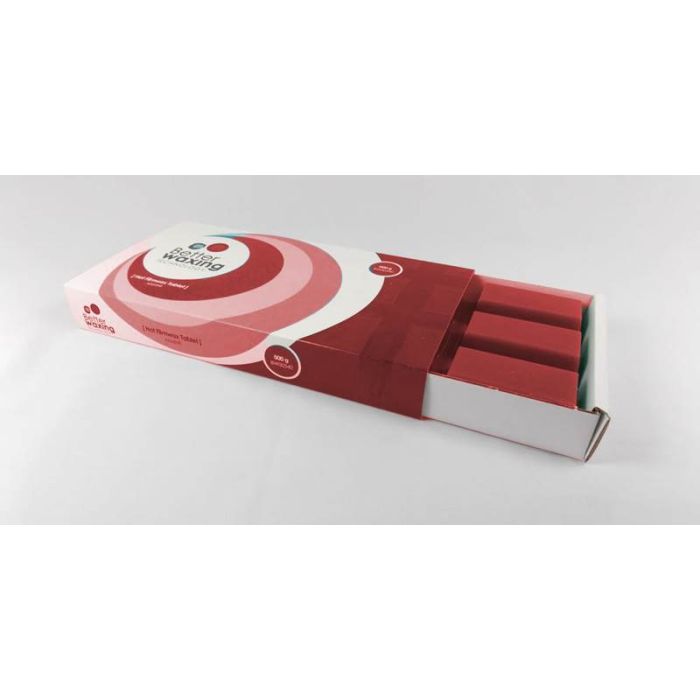 Wax film red tablet