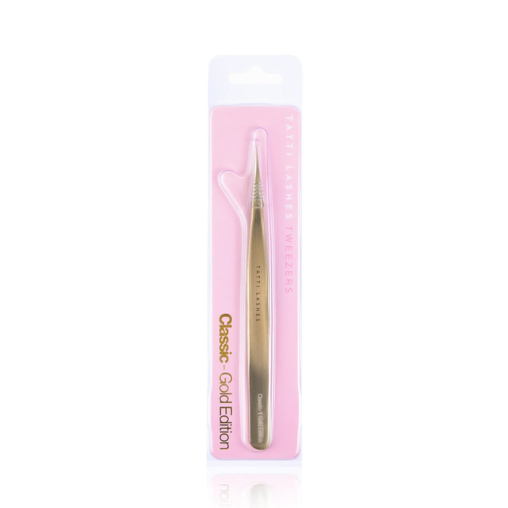 Tatti Lashes Classic Tweezers Gold Edition