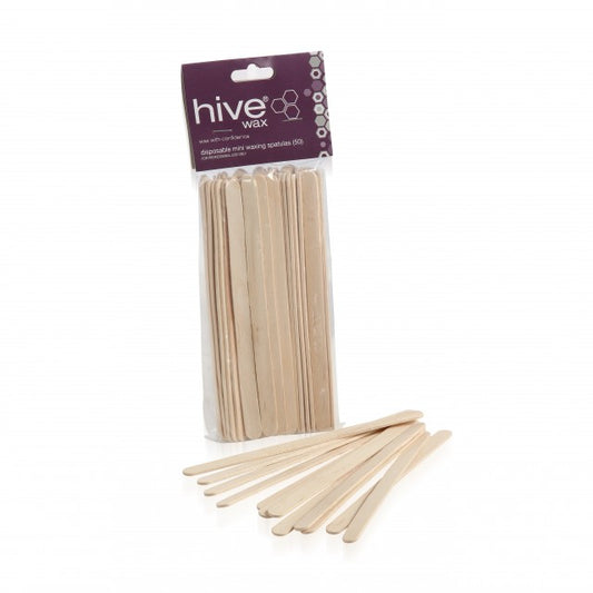 Disposable Mini Wooden Spatulas (50) 15cm x 1cm