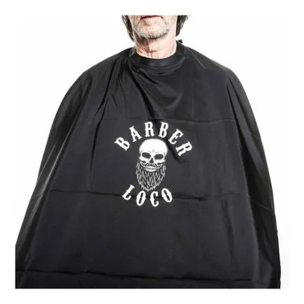 Agenda Barber Loco Skull Barber Cape