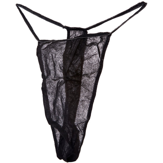 SS G string black 50 pk