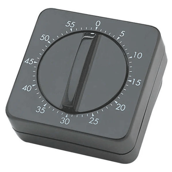 Timer Manual Black 50
