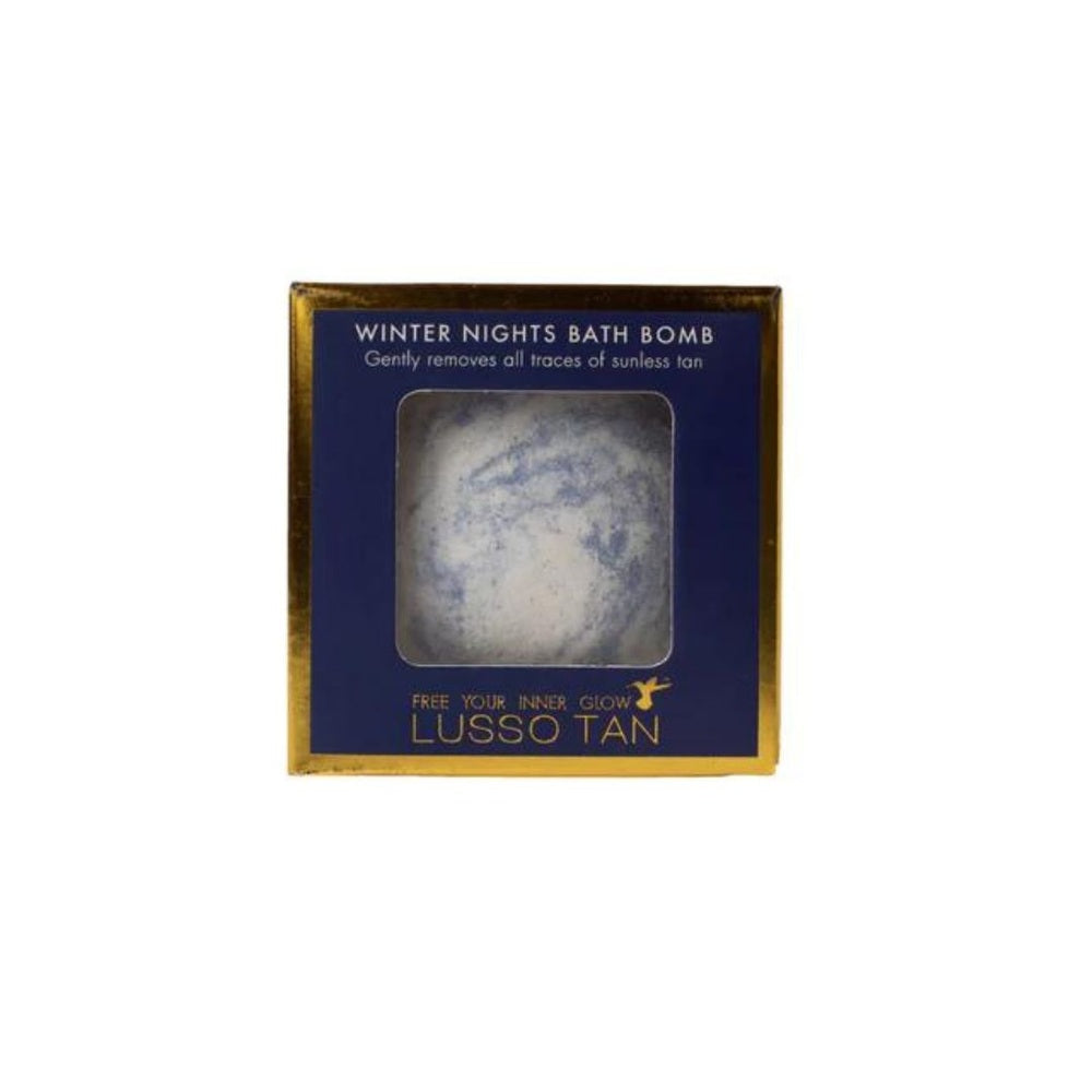 Lusso Tan Removing Bath Bomb - Winter Nights (D)
