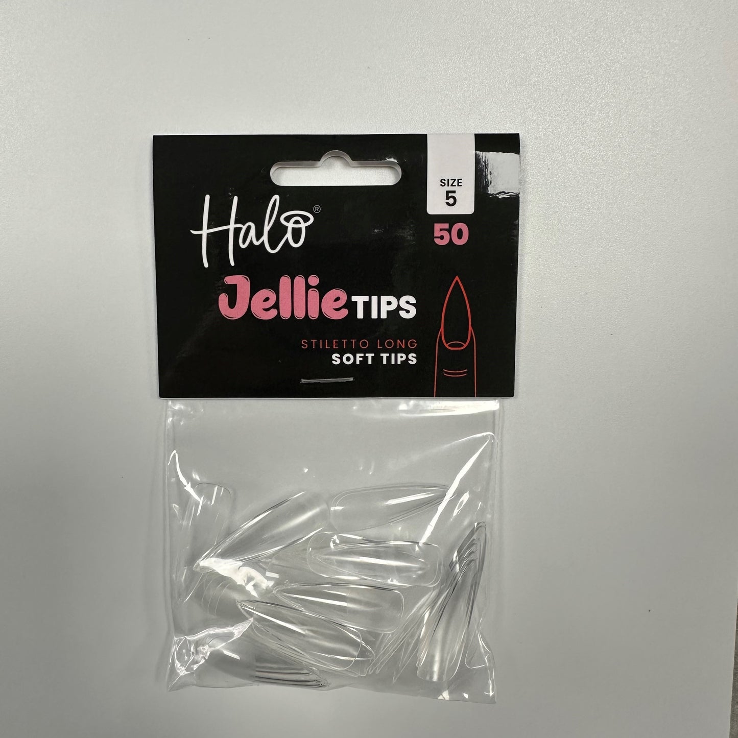 Halo Jellie tips Stiletto Long