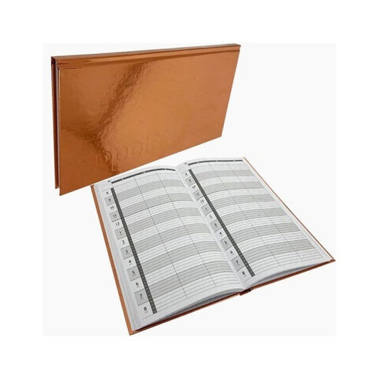 Appointment Book 3 col Bronze