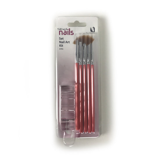 Nail Art Brushe Set - 5 piece *