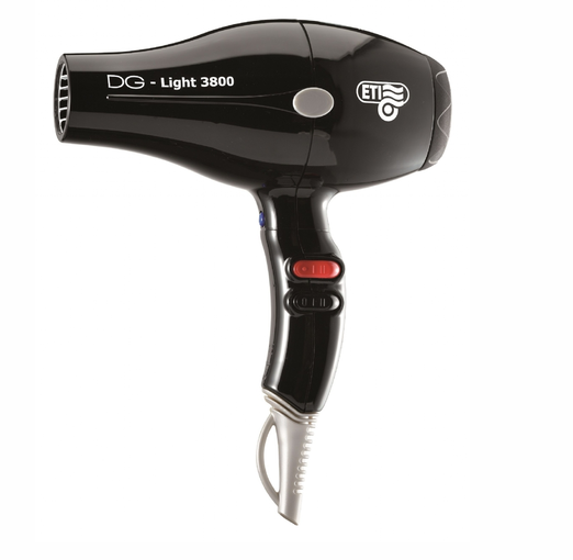 ETI DG-LIGHT 3800 Black Hairdryer
