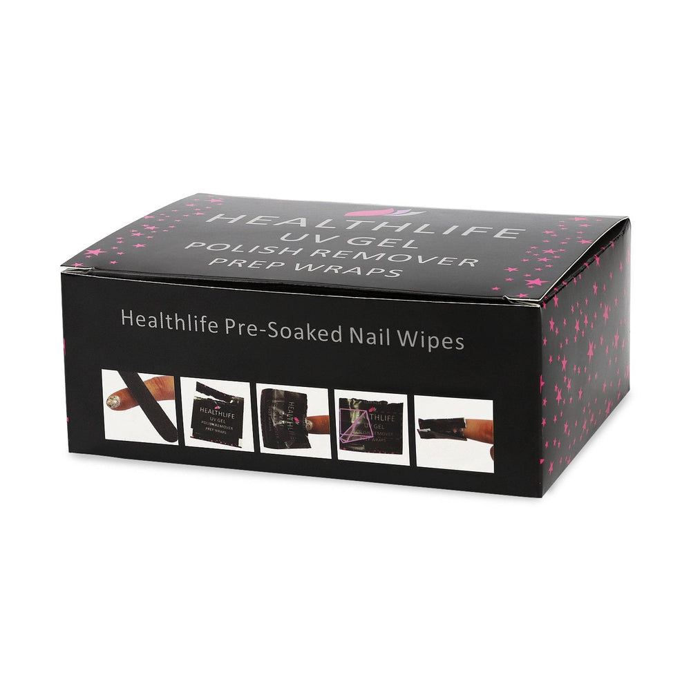 Pre-soaked nail wipes
