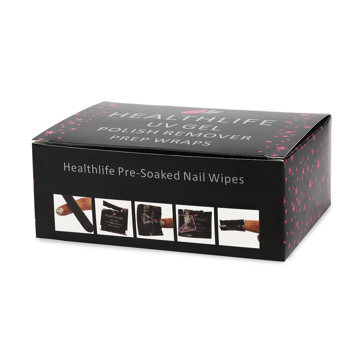 Pre-soaked nail wipes