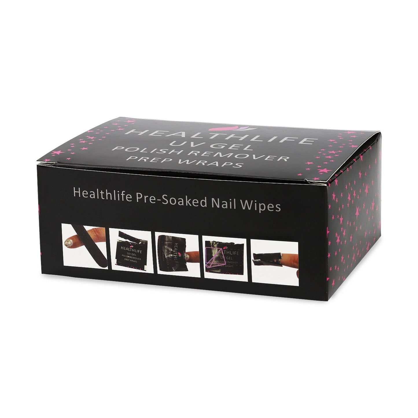 Pre-soaked nail wipes
