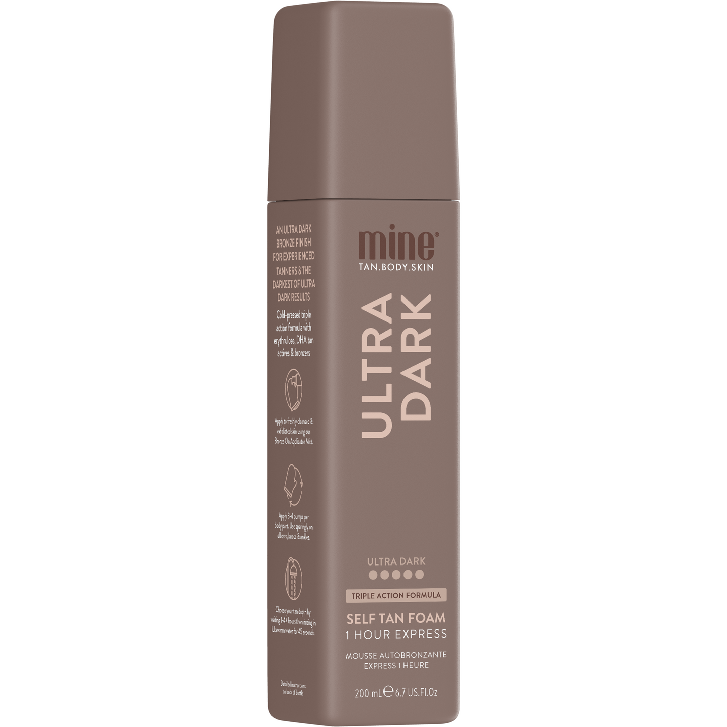 Ultra Dark Self Tan Foam 200ml