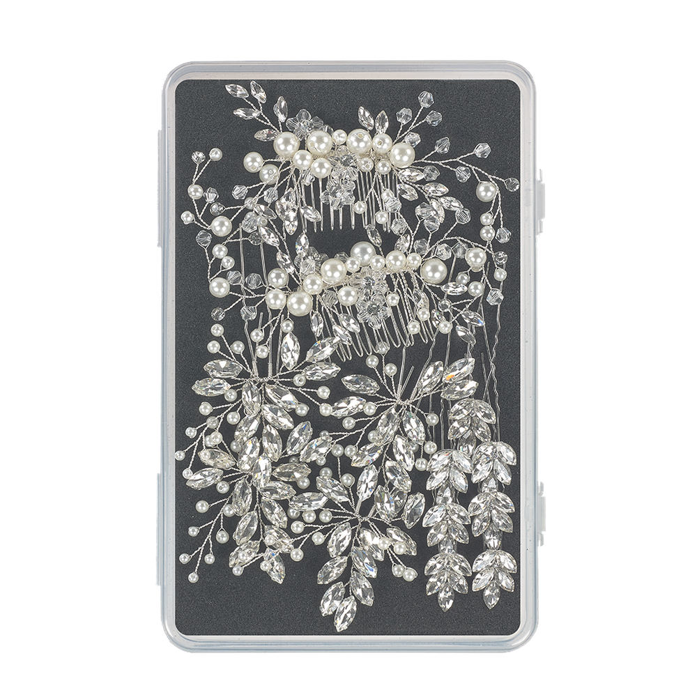 Festive Hair Pieces Silver (d)
