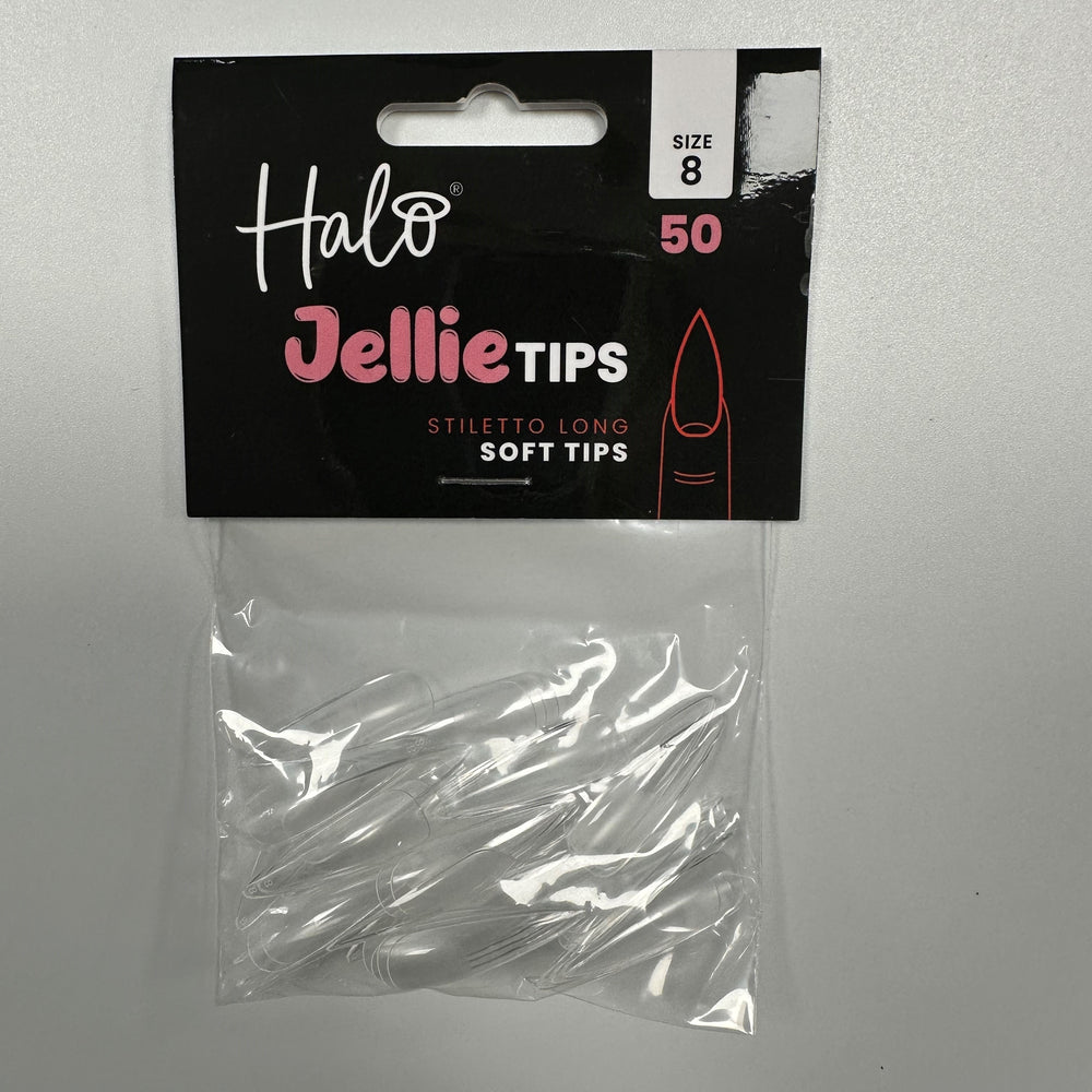 Halo Jellie tips Stiletto Long