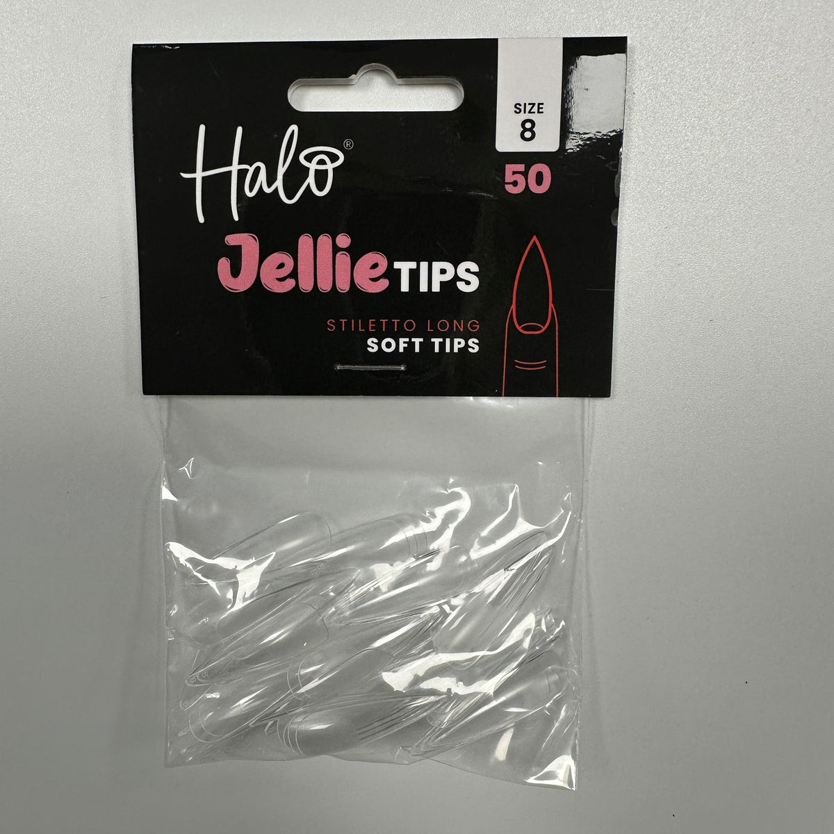 Halo Jellie tips Stiletto Long