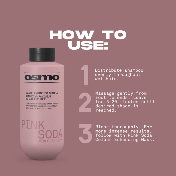 Osmo Pink Soda Colour Enhancing Shampoo 1000ml