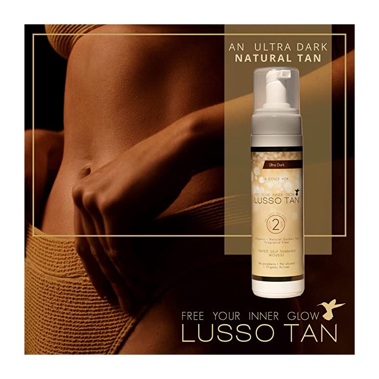 Lusso Tan Mousse - Ultra Dark Tanning Mousse 200ml