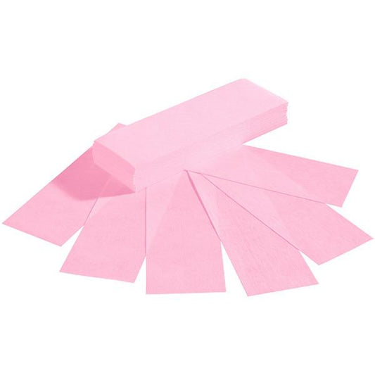 Pink Paper Waxing Strips