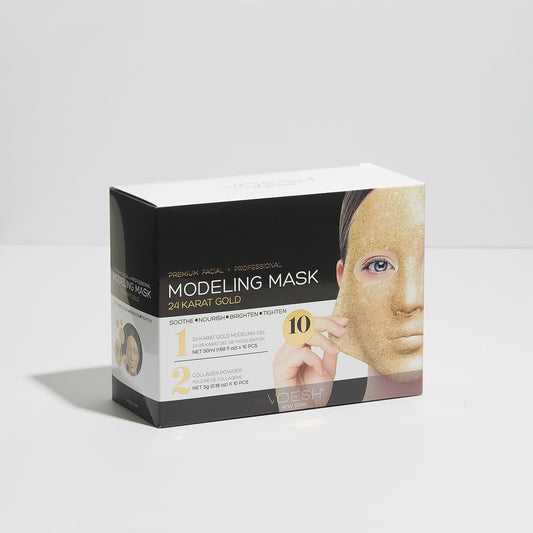 Facial Modeling Mask - Gold