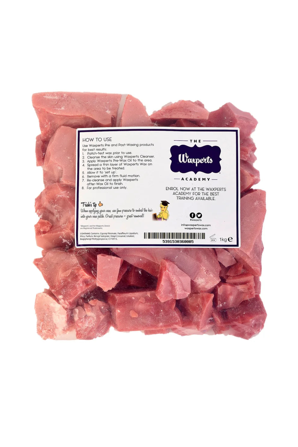 Waxperts Rosie Pearl Hot Wax 1KG