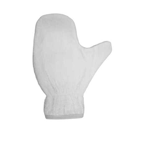 Aztex Cotton Mitt Pair White