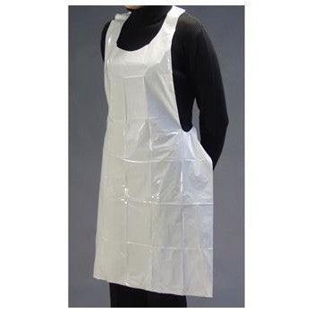 100 White Aprons Disposable