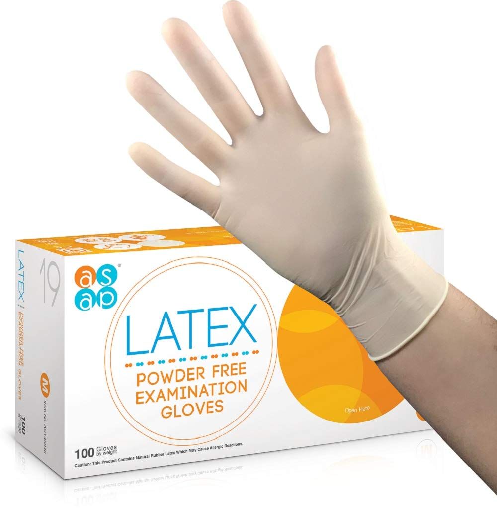 Latex Powder Free Gloves Large (D)