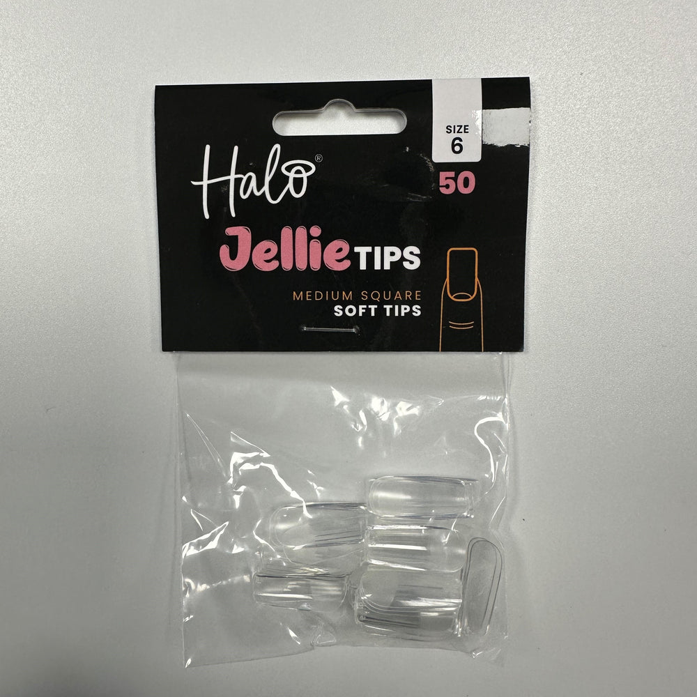 Halo Jellie Nail Tips Medium Square