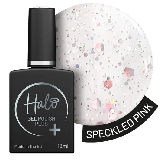 Halo Gel Polish Plus Speckled Pink 12ml