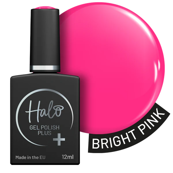 Halo Gel Polish Plus Bright Pink 12ml