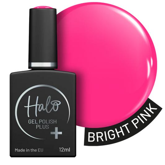 Halo Gel Polish Plus Bright Pink 12ml