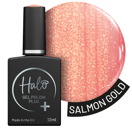 Halo Gel Polish Plus Salmon Gold 12ml