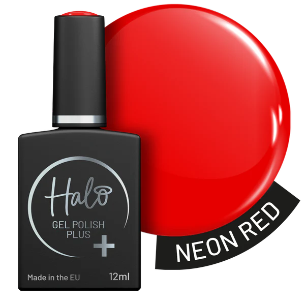 Halo Gel Polish Plus Neon Red 12ml