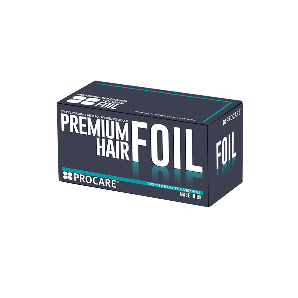 PROCARE PREMIUM SILVER HAIR FOIL 100MM X 100MTR
