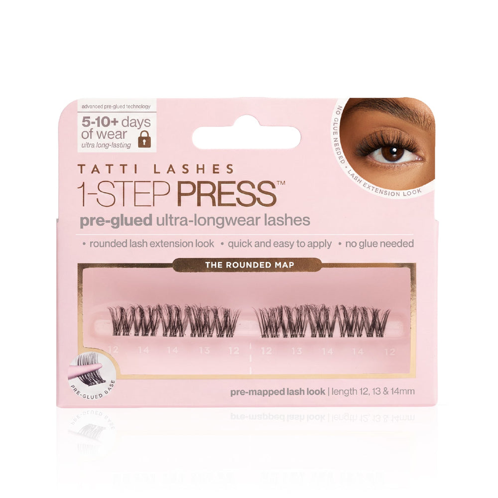 Tatti Lashes 1-Step Press The Rounded Map Lashes
