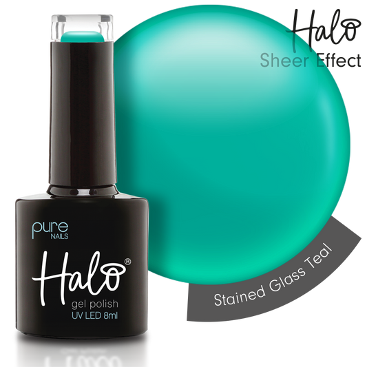 Halo Stained Glass Teal