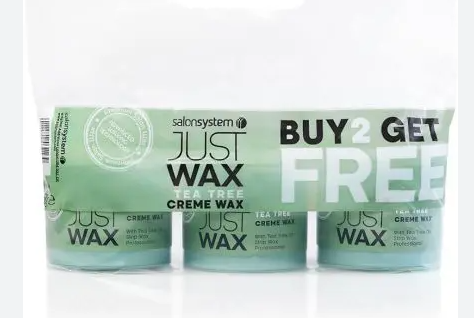 Wax 3 for 2 tea tree creme