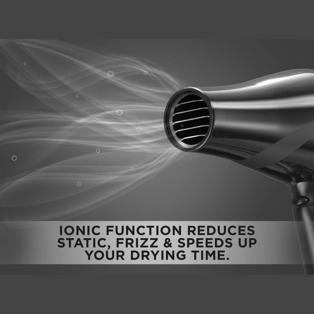 Wahl keratin 2200w hairdryer black (c)