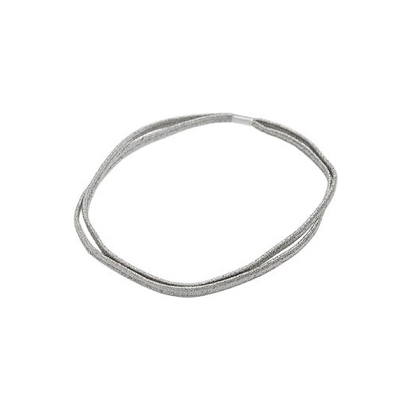 HAIR Bands Silver Elasticated