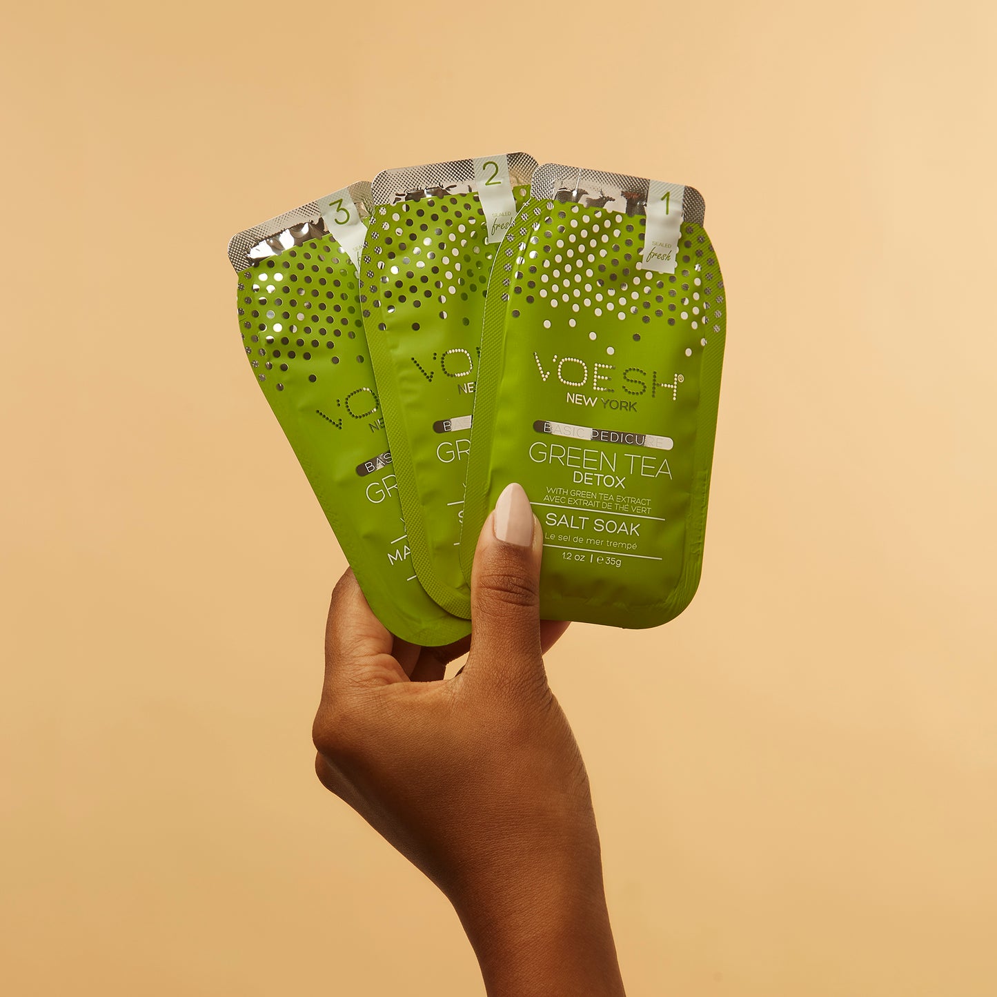 Pedi in a Box (Waterless 3 Step) Green Tea