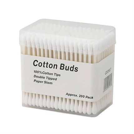Paper stem cotton buds