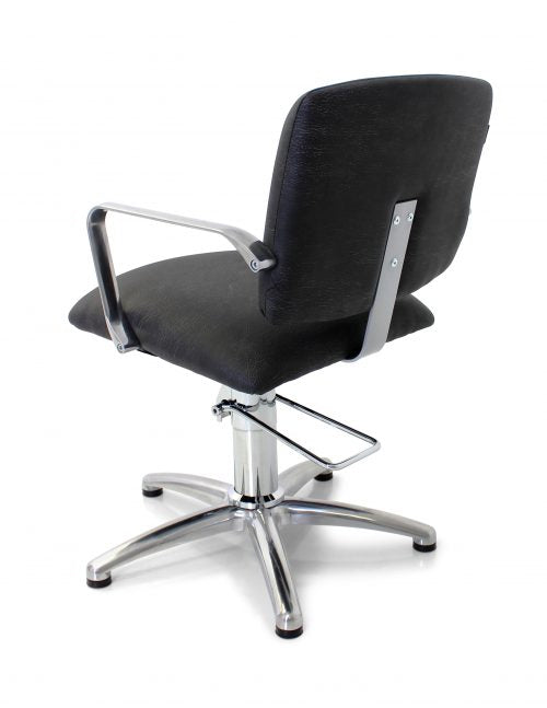 REM Atlas Styling Chair Black & Chrome