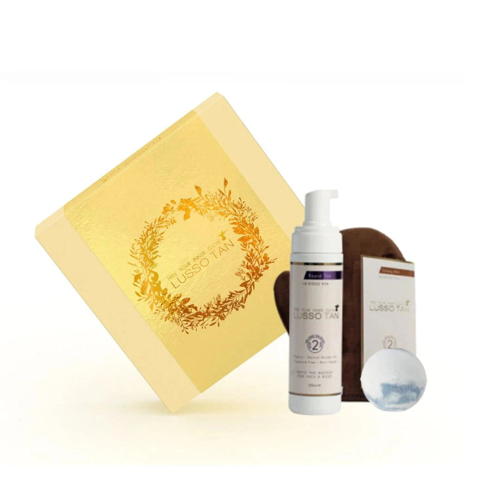 Lusso Tan The Radiant Glow Set Dark  Mousse (D)