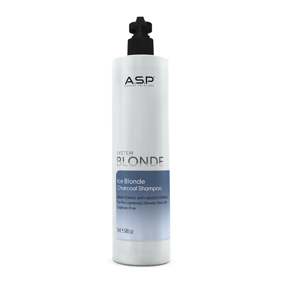 ASP System Blonde Ice Blonde Charcoal Shampoo 1L