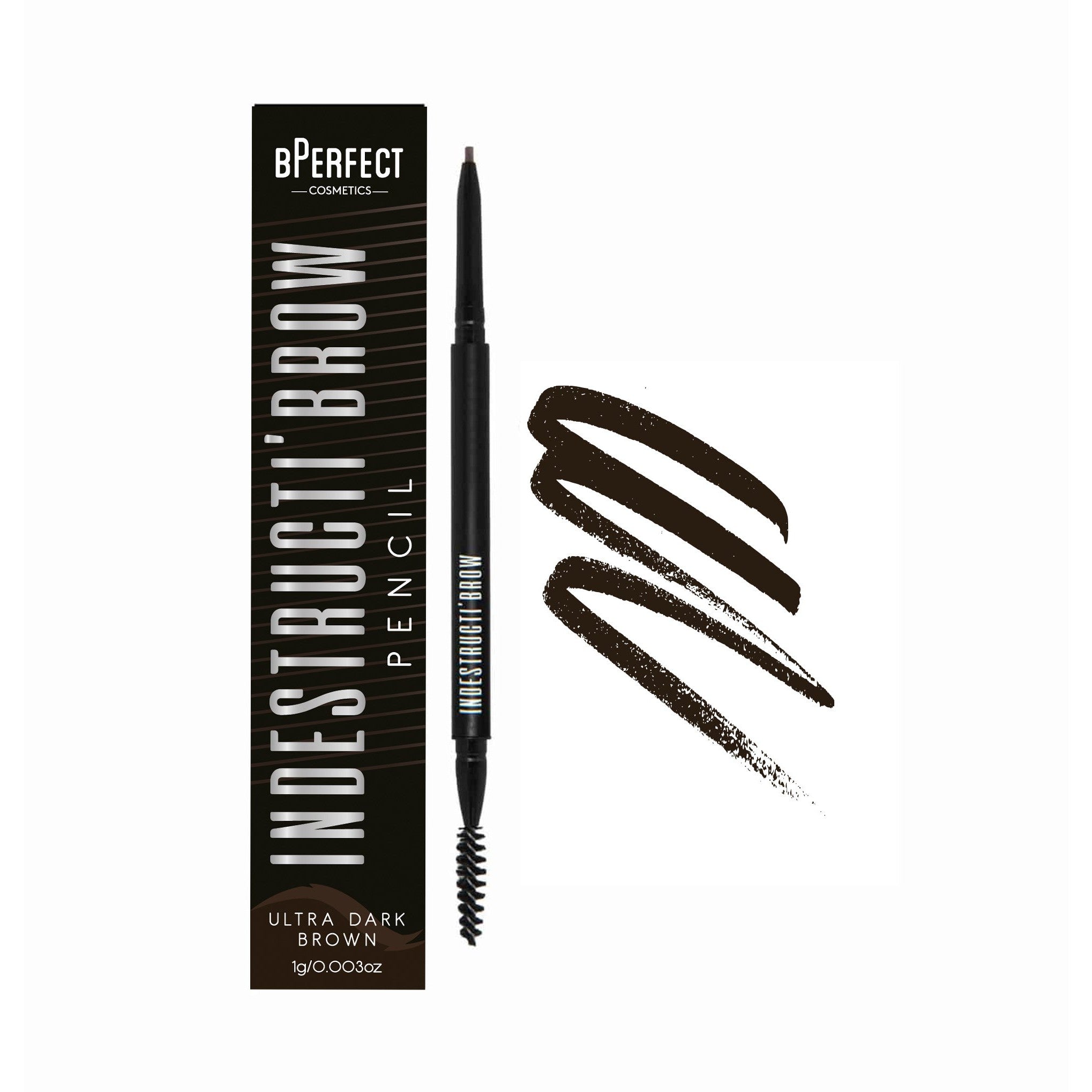 IndestructiBrow Pencil Ultra Dark  Brown 1g