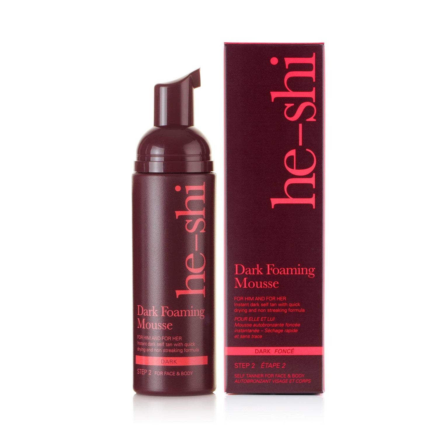 He-shi dark foaming mousse 150ml