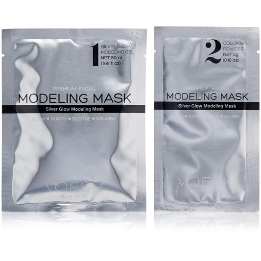 Facial Modeling Mask - Silver Glow