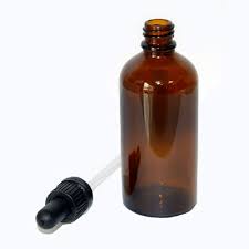 Amber Glass Bottle w/ Dropper 100ml